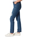 Jeans rectos desgastados