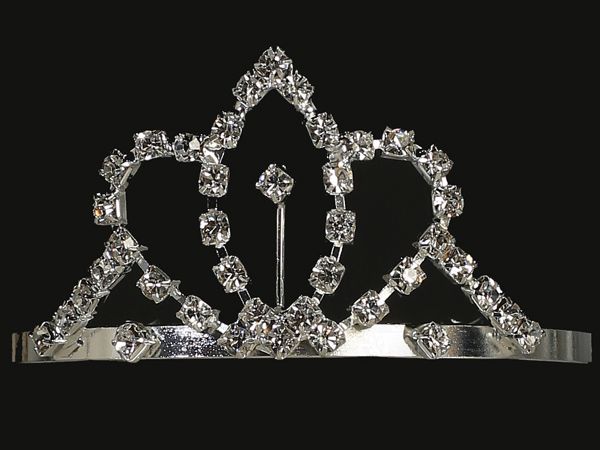 Tiara con peineta de zirconias
