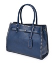 Cartera satchel Westland de piel