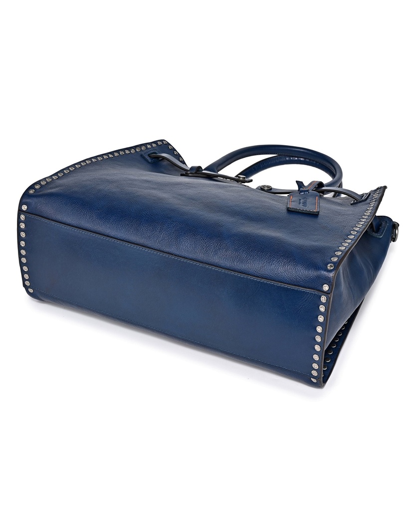 Cartera satchel Westland de piel