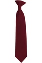 Corbata con clip de seda