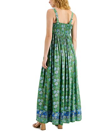 Vestido largo con cintura imperial