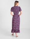 Vestido midi con recortes