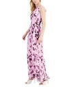 Vestido maxi con corpiño plisado