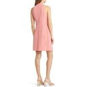 Vestido cuello halter y lazo