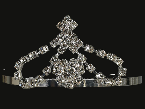 Tiara con peineta de zirconias