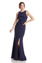 Vestido halter con lazo Leona