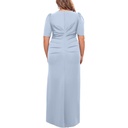 Vestido con mangas cortas cruzado