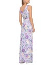 Vestido maxi floral con volantes