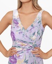 Vestido maxi floral con volantes
