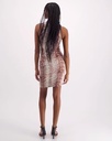 Vestido sin mangas animal print