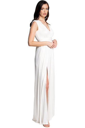 Vestido sin mangas satinado krista