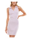 Vestido tubo acanalado sin mangas