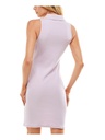 Vestido tubo acanalado sin mangas