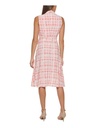 Vestido midi a cuadros