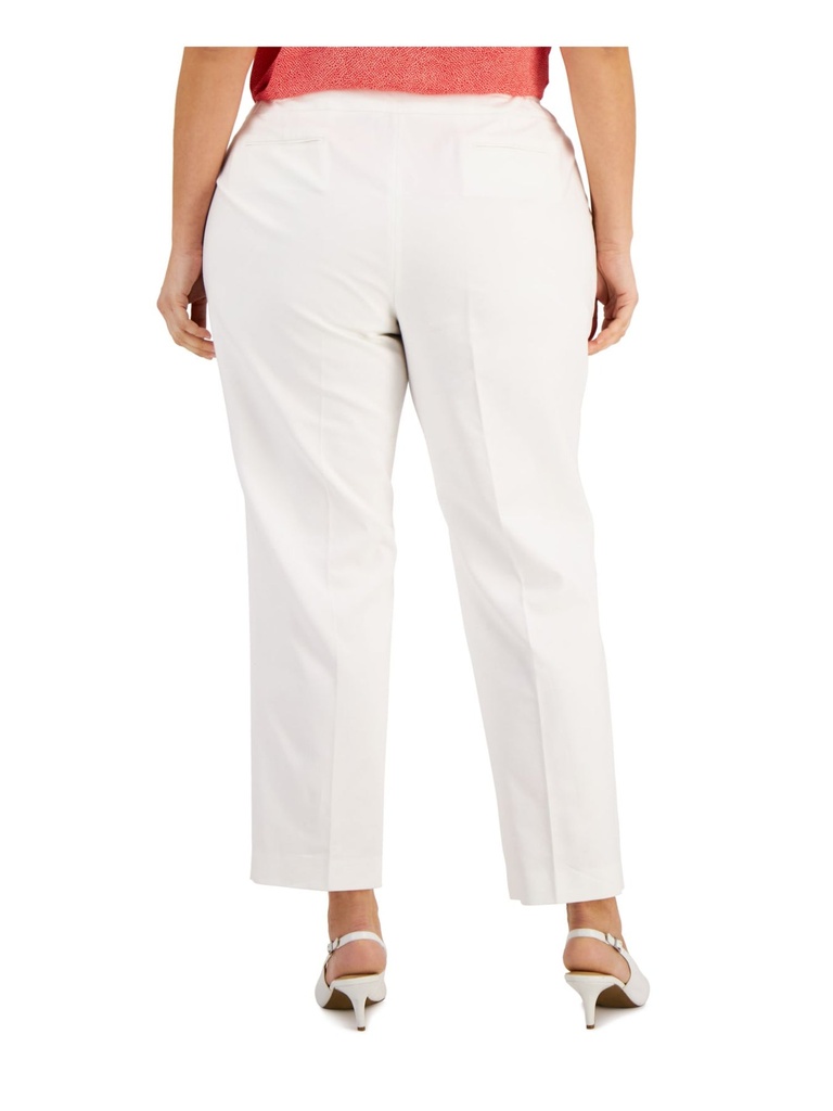 Pantalón recto de algodón