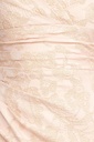 vestido largo con efecto bordado