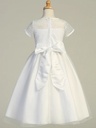 Vestido con apliques de encaje 