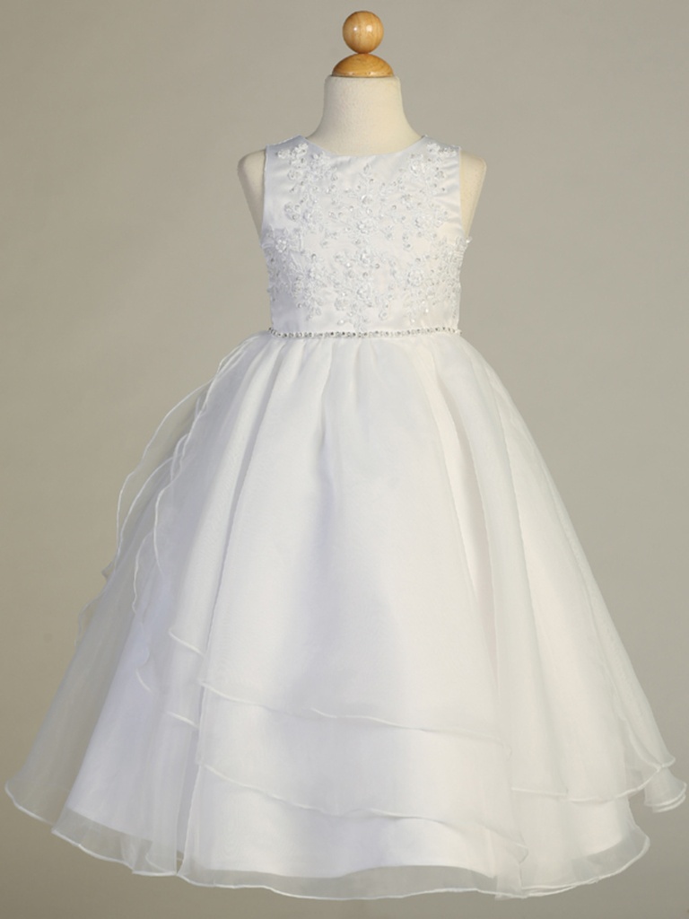 Vestido largo con pedreria 