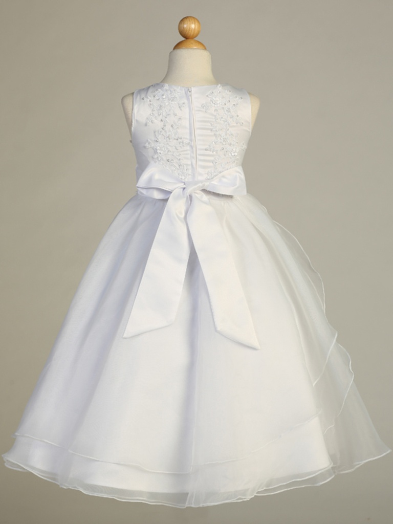 Vestido largo con pedreria 