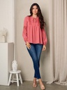 Blusa de manga larga Polka Suizo