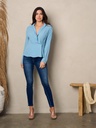 Blusa de manga larga Surplice