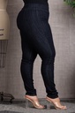Jeans Skinny Con Cintura Elástica 