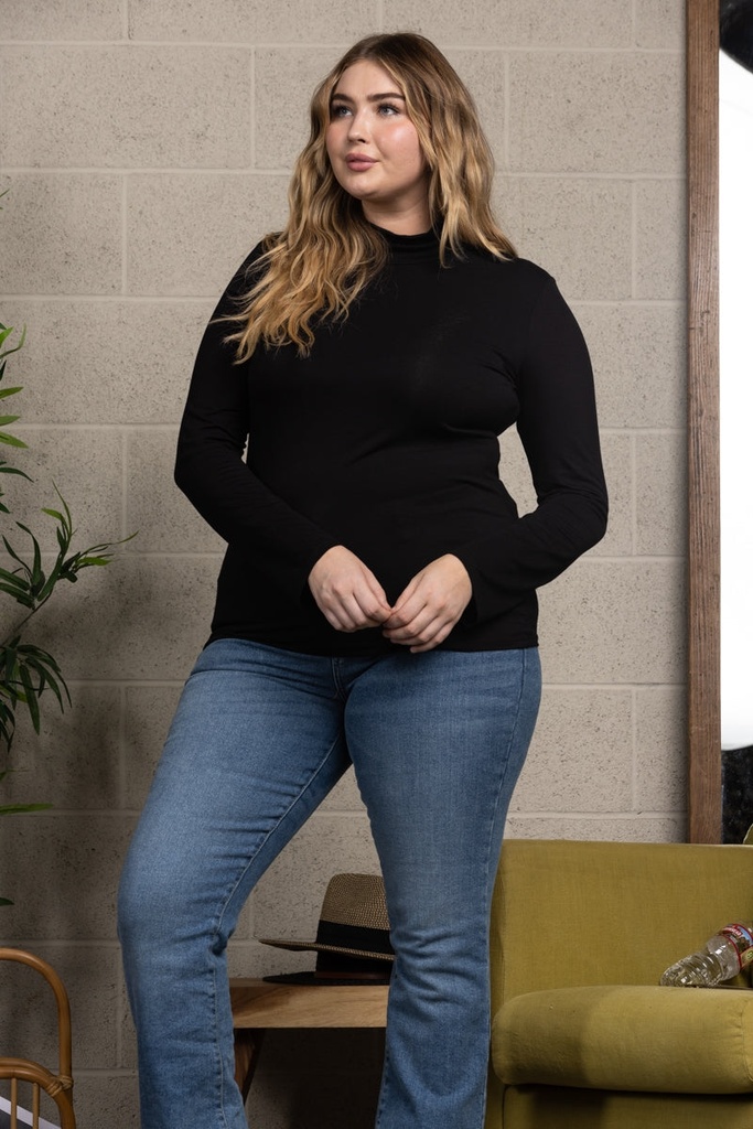 Blusa Con Cuello Alto 