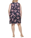 Vestido en capas con estampado floral