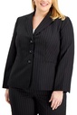 Traje de chaqueta  y pantalón a rayas