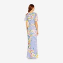 Vestido floral con lazo al frente