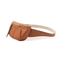 Bolso cinturón coñac