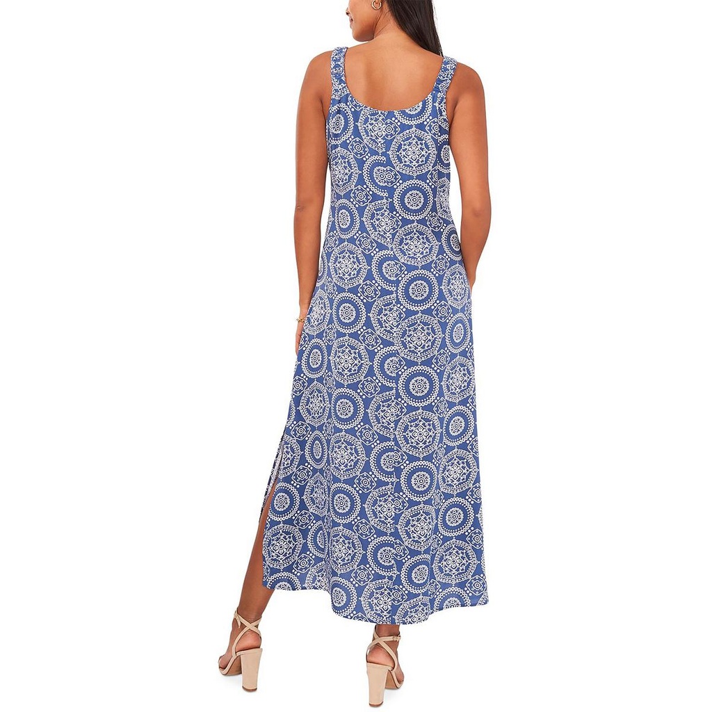 Vestido midi de correa fruncida