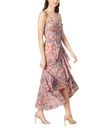 Vestido midi con vuelo bordado
