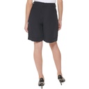 Shorts de sarga plisados