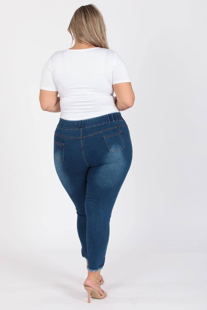 Pantalones Jeggings De Mezclilla 
