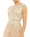 Vestido con lentejuelas bordadas