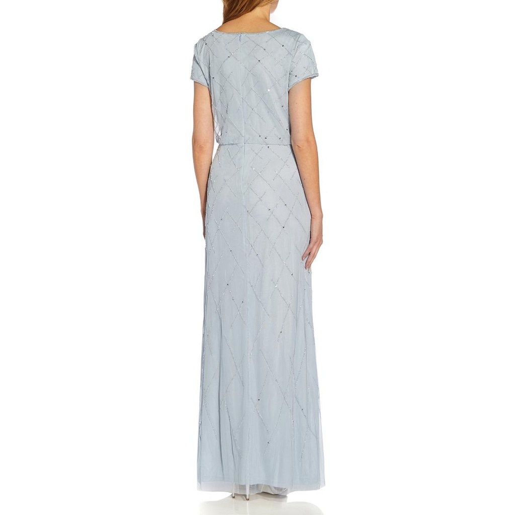 Vestido de malla con lentejuelas
