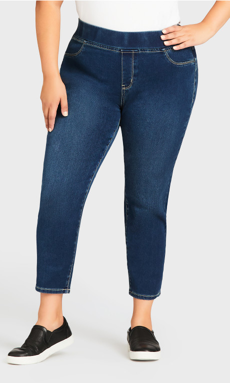 Jeans ajustados sin cordones