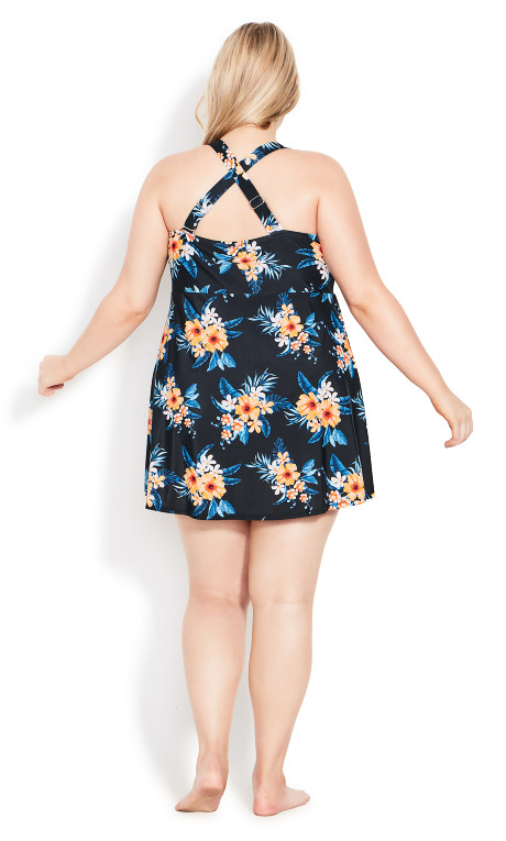 Vestido de baño con estampado Floral