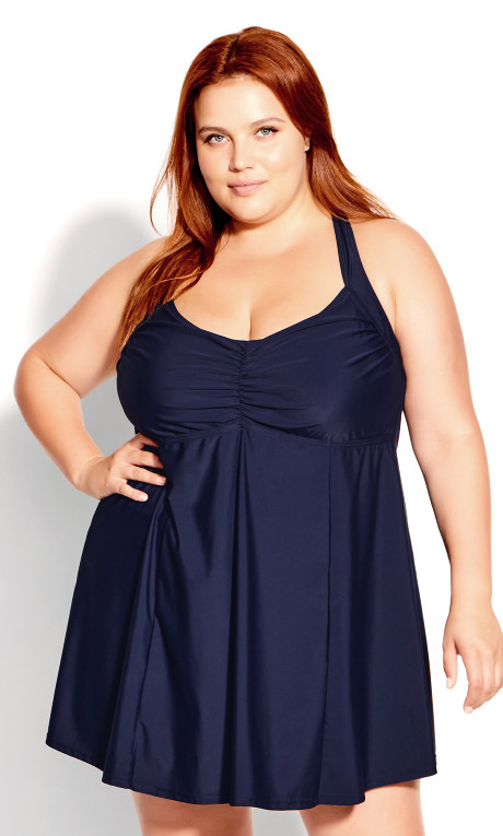 Vestido de baño con escote  halter  