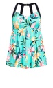 Vestido de baño halter Tropical