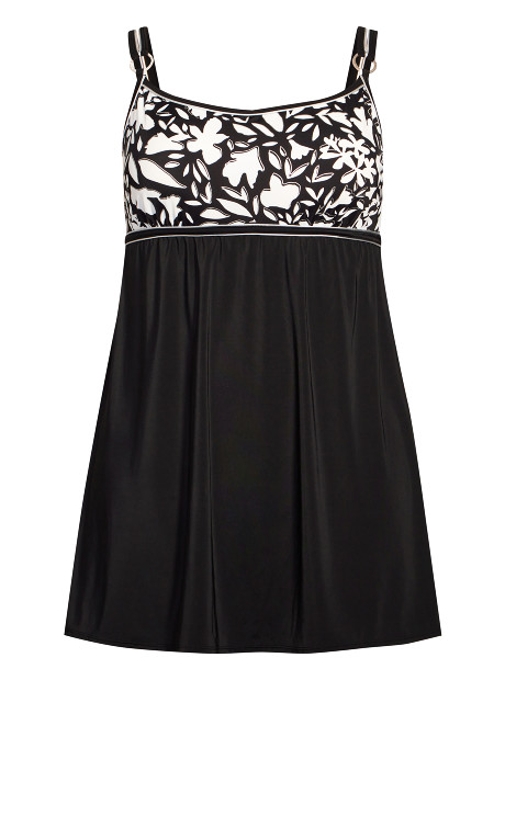 Vestido de baño floral Empire