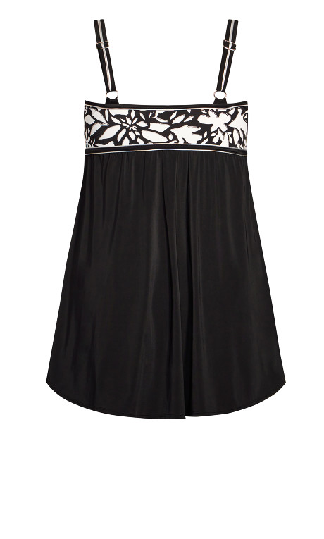 Vestido de baño floral Empire