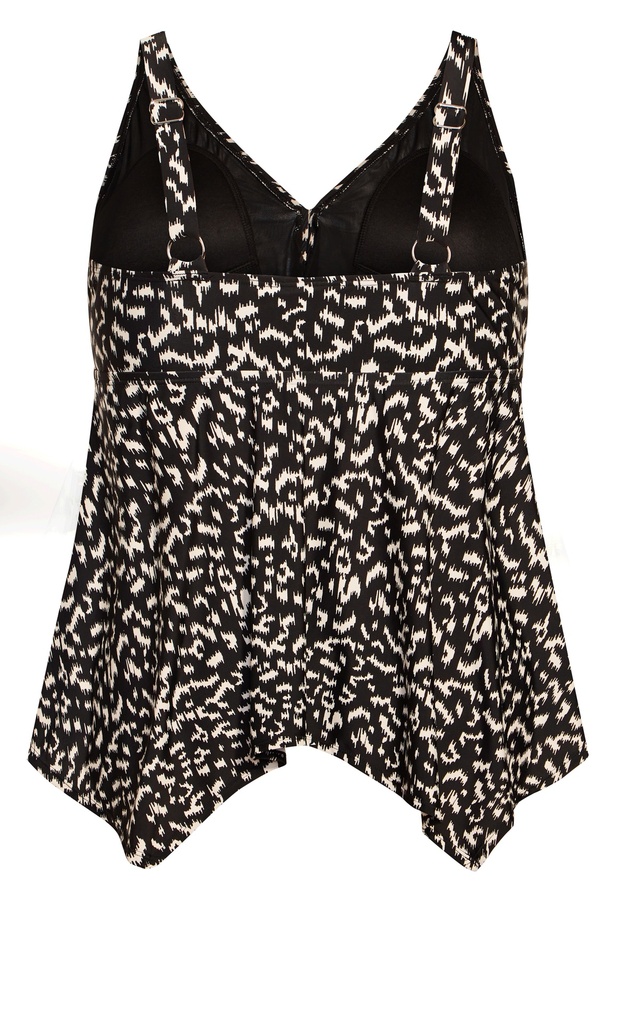 Top tankini de baño Sharkbite Ikat