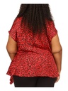 Blusa con dobladillo asimétrico
