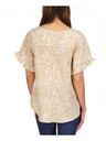 Blusa con estampado de cachemira