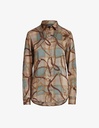 Blusa con estampado de cinturón