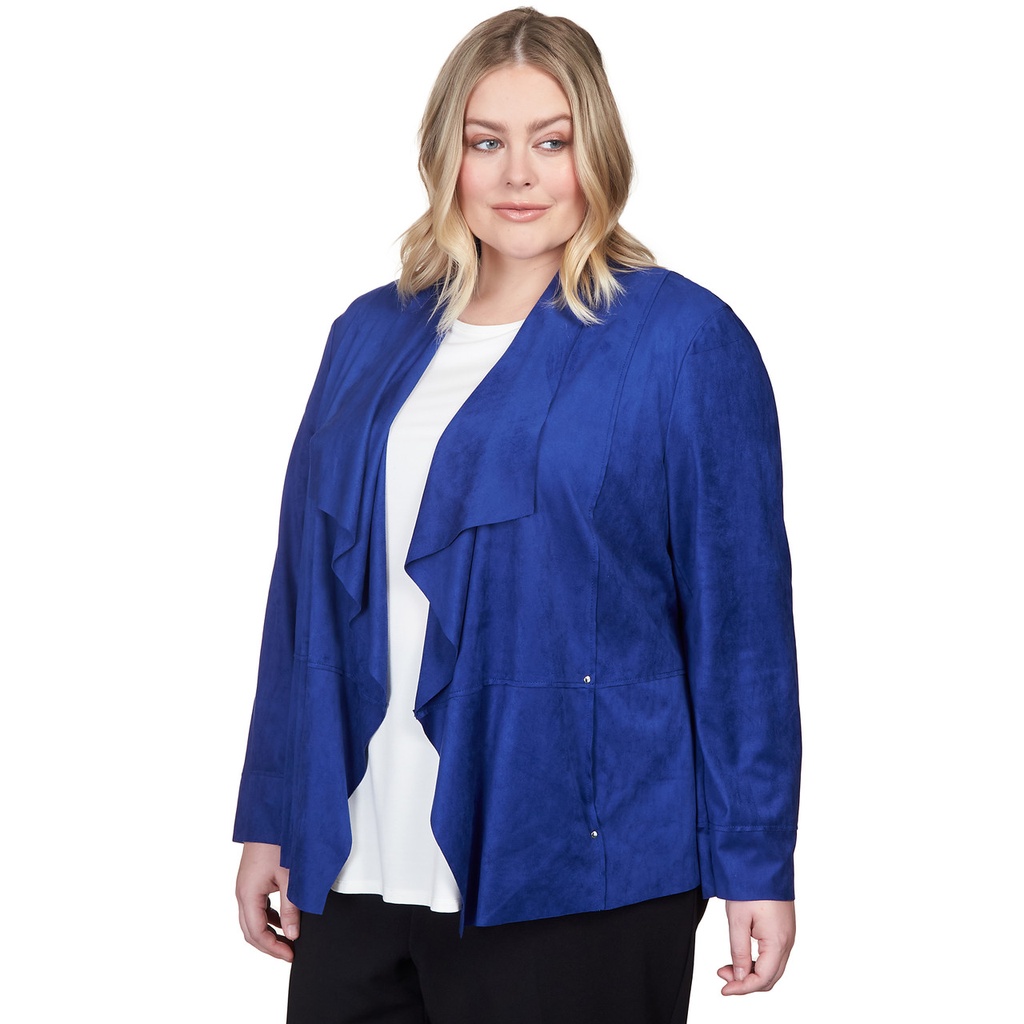 Chaqueta con volantes de cascada