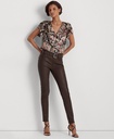 Blusa de manga corta en Jacquard